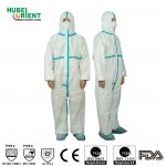 Type4/5/6 Blue Tape Disposable Coverall Prevent Splash And Bacteria In Clean Environment for sale