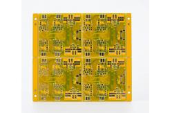 China Yellow Lead Free PCBA SMT 6 Layer PCB Fabrication Tin Spraying Process supplier