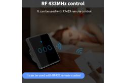 China Tuya WIFI Smart Wall Touch Switch Glass Panel LED supplier