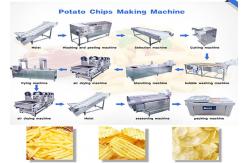 China Semi Automatic Potato Chips Making Machine / Fresh Potato Chips Machine supplier