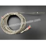 K Type Dual Thermocouple RTD With Metal Transition And Fiberglass Leads for sale