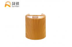 China Water Transfer Lid PP Screw Cap Wooden Lids Plastic Press Cap SR202A supplier