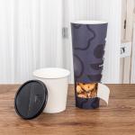 Customized logo surprise mysterious blind box gift coffee milk tea paper cup with lid for sale