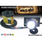 25000 Lux Waterproof LED Mining Light With Warning Red Light on Cable