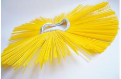 China Hot-Salling High Ware Resistant Pp Material Yellow Wave Wafer Brush supplier