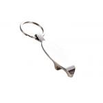 Metal Style Beer Opener Keychain Versatile Durable Drop Shape With Keyring for sale