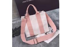 China Cross Body Collapsible Cotton Fabric 8cm Canvas Bag supplier
