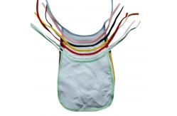 China Washable Sublimation Baby Blanks Baby Bib For Sublimation Printing supplier