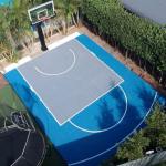 TPE Interlocking Basketball Court Tiles - Durable Anti-Slip Surface for sale