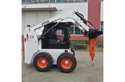 China 45kw Small Skid Steer Loader Four Wheel Drive Automatic With Bucket supplier