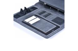 China Soft Pu Leather Business Notebook , Customized Power Bank Notebook supplier