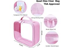China Waterproof Shockproof Storage Cosmetic Toiletry Bag With Handle Strap supplier