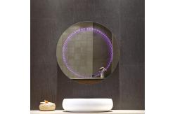 China 80cm Diameter Infinite LED Mirror Wall Mounted High Brightness For Hotels supplier