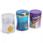 Round Tin Can Factory Cost Price Metal Container For Food Storage In Milk Powder Packaging for sale
