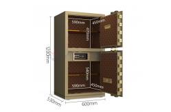 China H1200mm Solid Steel Smart Office Safe Box Dual Alarm Fingeprint Lock supplier