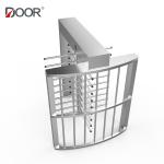 Pedestrian Control System Single Door Security Full Height Turnstile Gate for sale