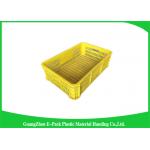 Household Plastic Food Crates Foldable Folding Solid For Fruit And Vegetable