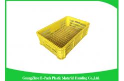 China Household Plastic Food Crates Foldable Folding Solid For Fruit And Vegetable supplier