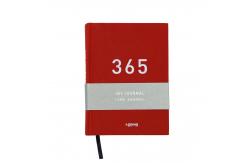 China End Paper Printing Custom Journal Notebook 360 Days Fabric Cover Material supplier