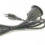 5V 2A Adapter Furniture Charger Table USB Socket Round Type Black Color for sale