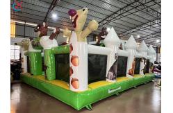 China Manufacturer Inflatable Fun City Inflatable Bouncer Jumping Castle With Slide supplier