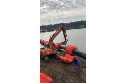 China Plastic Rotomoulding Mould For Marine Floater Floating Pontoo Dredge Floating Pipe supplier