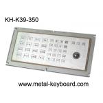 Long life Industrial Ruggedized Keyboard with Metal Panel Mount and Laser Trackball for sale