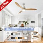 Lighting and Circuitry Design 1stshine LED Ceiling Fan Wholesalers with Remote Control