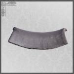 Beautiful Build Temple Antique Clay Roof Tiles Bent Flat Type 180*160mm for sale