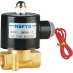 Air Water Oil Gas Medium Brass Solenoid Valve For Gas Heater Burner for sale