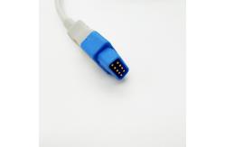 China Reusable GE Adult Soft Tip DB 9 Pin SPO2 Sensor Cable supplier