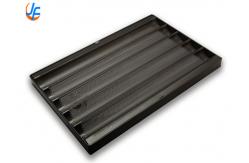 China RK Bakeware China Foodservice 5 Rows Aluminum Nonstick Perforated Baguette Tray supplier