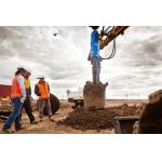 Construction Works Earth Drill Hydraulic Earth Auger For 5-45 Tons Excavator for sale