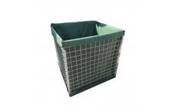 China 3mm Hot Dip Galvanized Welded Gabion Baskets Military Flood Control Wall supplier