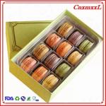 6 , 12 Cells Customized Macaron Trinket Cardboard Box