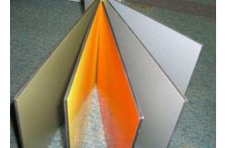 China Wood Textured Aluminum Plastic Composite Board with Polyester Coating supplier