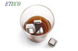 China Silver Stainless Steel Ice Cubes Safe Buffer Polished Long Use Time No Rust supplier