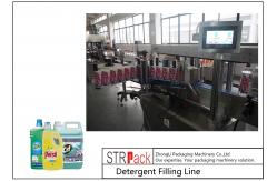 China 50 Bottles Per Minute Laundry Detergent Filling Machine 50 - 5000ml Filling Volume supplier