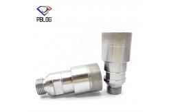 China Hot Sale Manufacture Threaded Helical Diamond Hole Saw Drill Bit supplier
