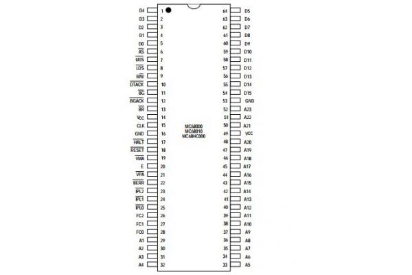 Integrated Circuit Chip MICROPROCESSORS USERS MANUAL MC68EC020FG25C MOTOROLA QFP