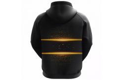China Graphic Long Sleeve Pullover Hoodie 100% Polyester Accept Custom Lables supplier