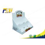 Flexo Printing Cardboard Counter Display Stands Lightweight Sturdy for sale