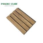 Fireproof 3D Model Design Grooved Acoustic Panels with Basic Material E1 MDF