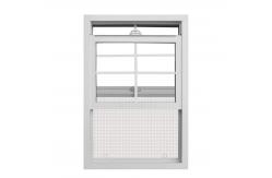 China 3.22 inch Soundproof UPVC Single Hung Window For Mobile House supplier