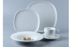 China SGS Approved 20Pc White Square Plate Dinnerware Sets supplier