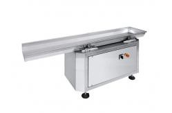 China Stainless Steel Vibrating Feeder Food Packaging Auxiliary Equipment supplier