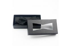 China Gift Storage Bow Tie Packaging Box with Clear Window Luxury Custom Printing supplier