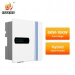 10kw 6kw 5kw Three Phase High Frequency MPPT Hybrid Solar Inverter with Communication Interface for sale