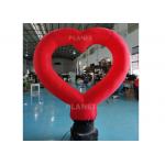 Wedding Decor Red Inflatable Advertising Balloon With Light for sale