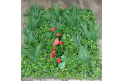 China 100cm*100cm Low Maintenance Artificial Wall Grass Panel Square Shape Anti Aging supplier